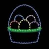 5' Basket With Eggs, LED