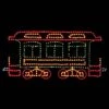 7' Belle Of The 80's Passenger Car, LED