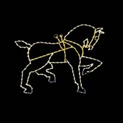 7' Horse (Head Lowered), LED