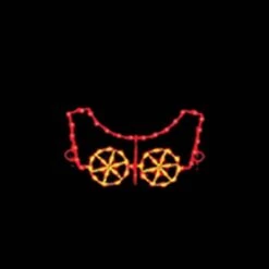 3' Silhouette Flat Car, LED