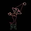 10' Elf On Stool, LED