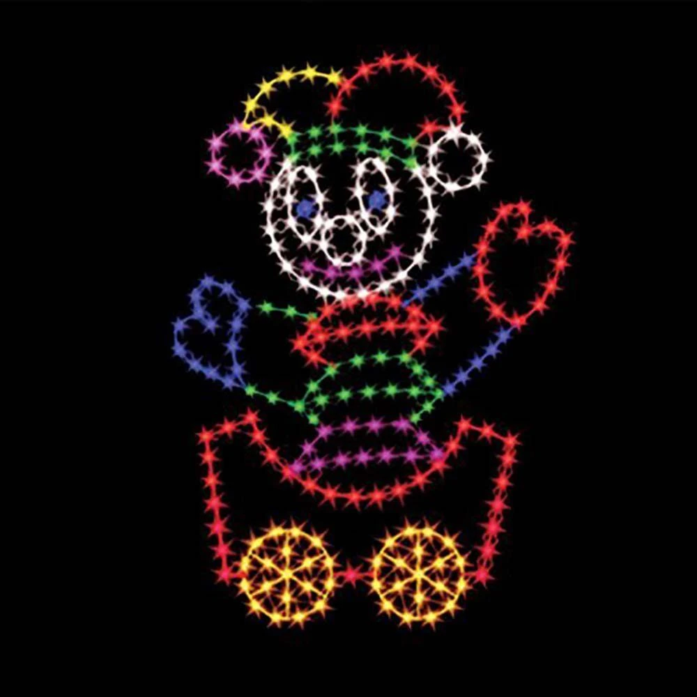 7' Silhouette Jack-In-The-Box Car, LED 1 7' Silhouette Jack-In-The-Box Car, LED