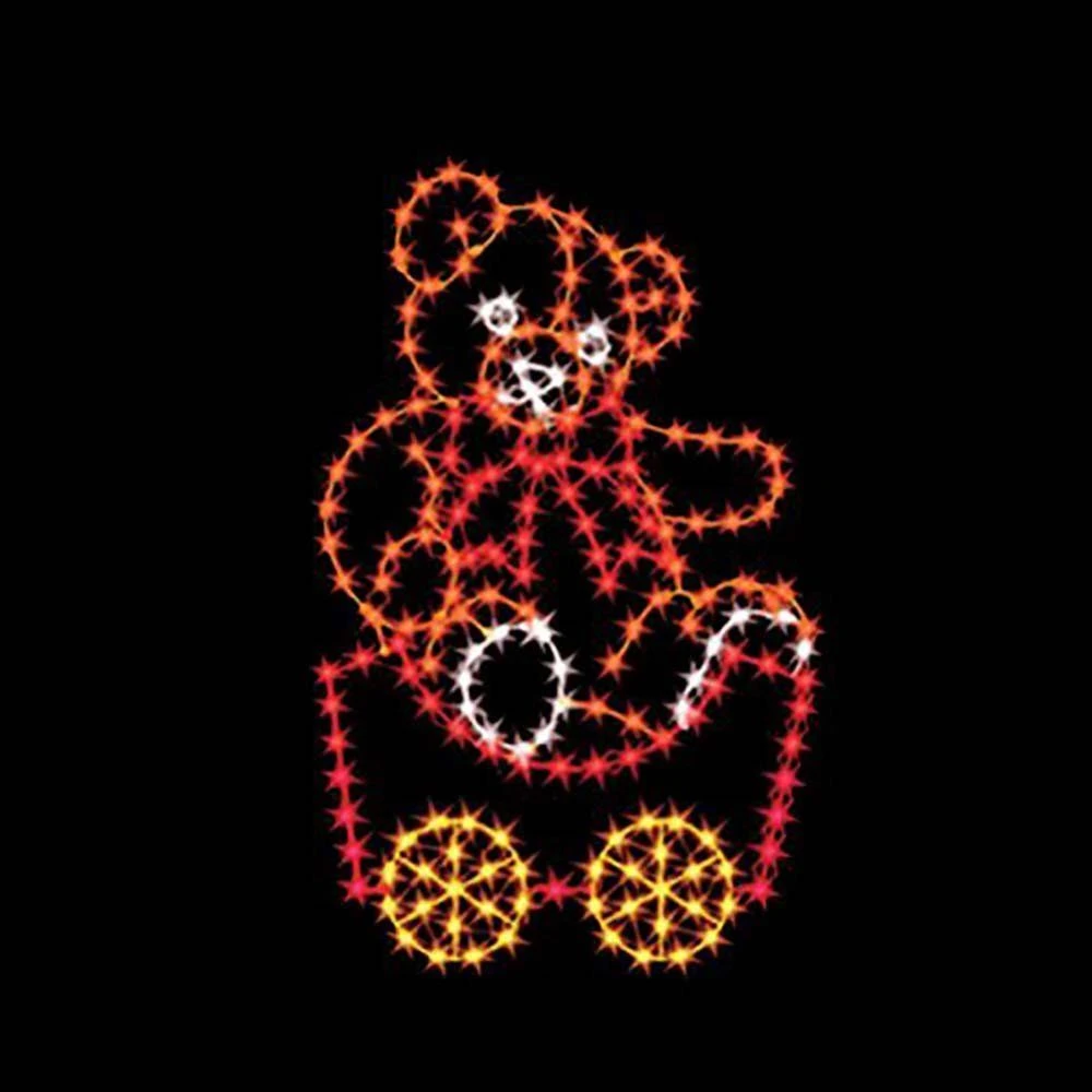 7' Silhouette Teddy Bear Car, LED 1 7' Silhouette Teddy Bear Car, LED
