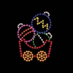 6' Silhouette Ornament Car, LED