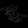 12' Roping Cowboy On Horse, LED
