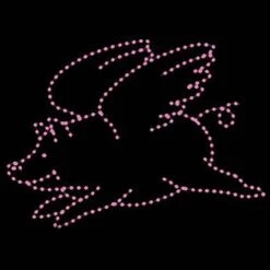 8' Flying Pig, LED