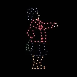 5' Victorian Caroler Boy, LED