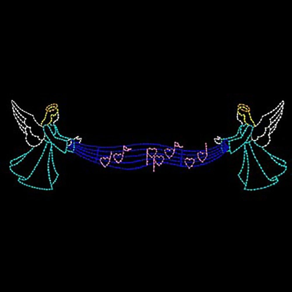 10' X 31' Angels With Musical Staff 1 10' X 31' Angels With Musical Staff