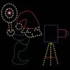 9' X 15' Elf Photographer & Camera, LED