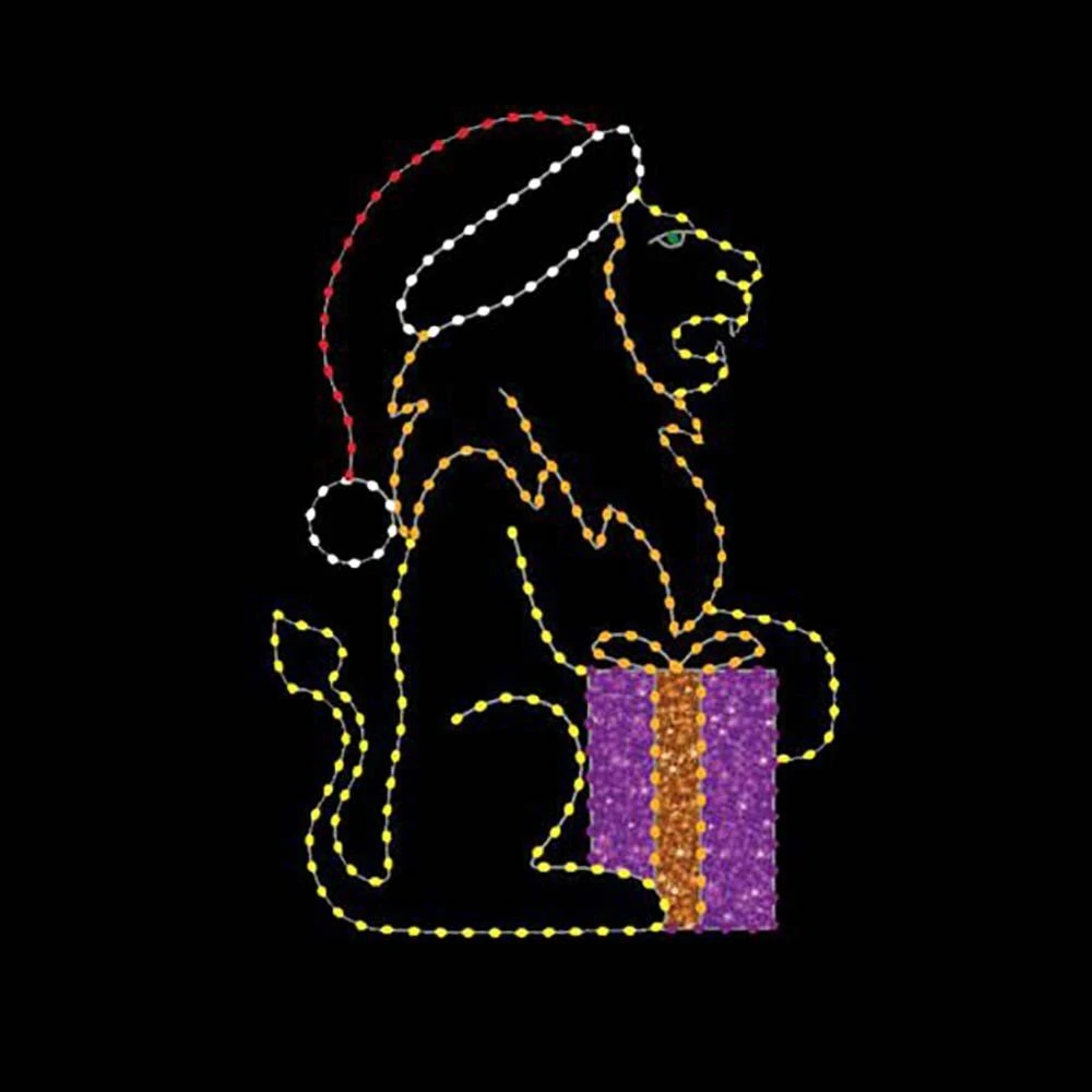 10' Christmas Lion, LED 1 10' Christmas Lion, LED
