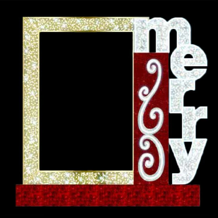 "Merry" Picture Frame Photo Op 1 "Merry" Picture Frame Photo Op