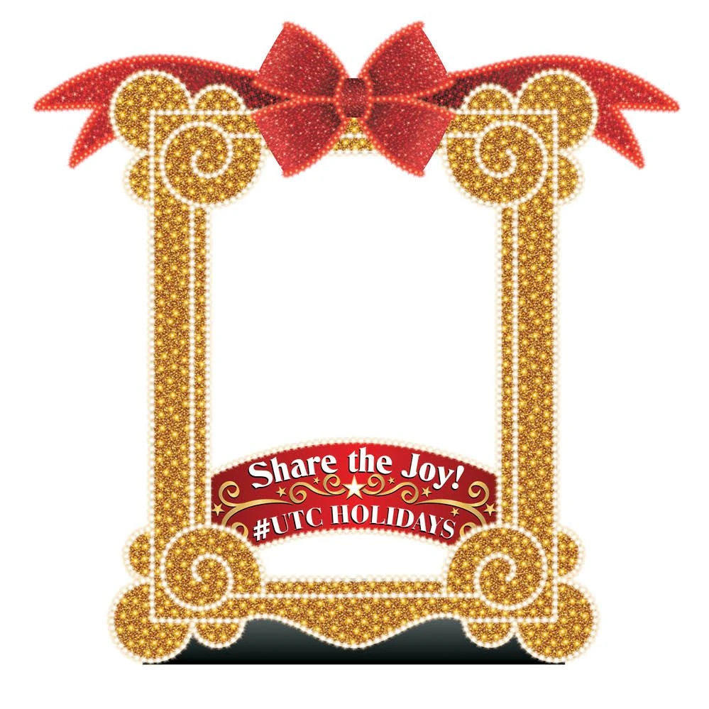 9' 2D Gilded Photo Op Frame 2 9' 2D Gilded Photo Op Frame - Image 2