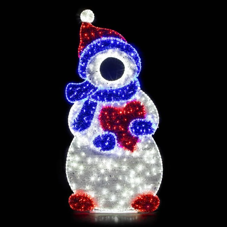 6.5' 2D LED Mother Snowy - Photo Op Display 1 6.5' 2D LED Mother Snowy - Photo Op Display