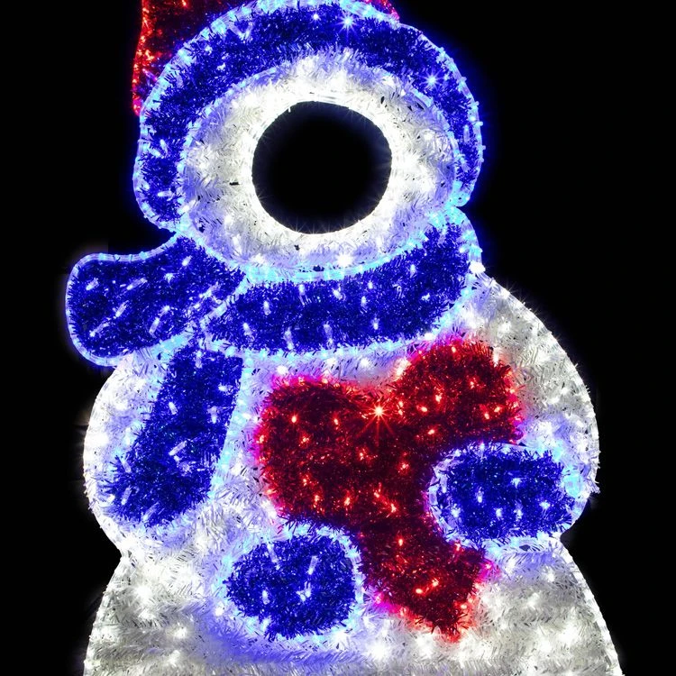 6.5' 2D LED Mother Snowy - Photo Op Display 2 6.5' 2D LED Mother Snowy - Photo Op Display - Image 2