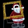 7' 2D Santa With Photo Frame
