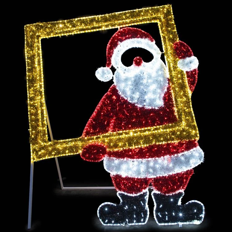 7' 2D Santa With Photo Frame 1 7' 2D Santa With Photo Frame