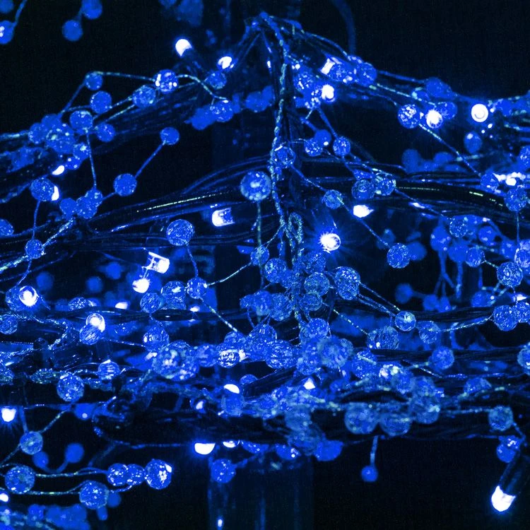 9' Ice Sculpture Christmas Tree - Blue 2 9' Ice Sculpture Christmas Tree - Blue - Image 2