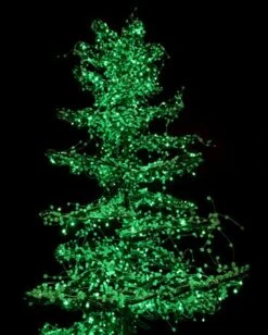 11' Ice Sculpture Christmas Tree - Green 10 11' Ice Sculpture Christmas Tree - Green -The King Of Christmas 3d 11006 gr c