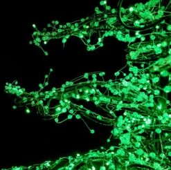 11' Ice Sculpture Christmas Tree - Green 11 11' Ice Sculpture Christmas Tree - Green -The King Of Christmas 3d 11006 gr d