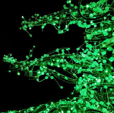 11' Ice Sculpture Christmas Tree - Green 4 11' Ice Sculpture Christmas Tree - Green - Image 4