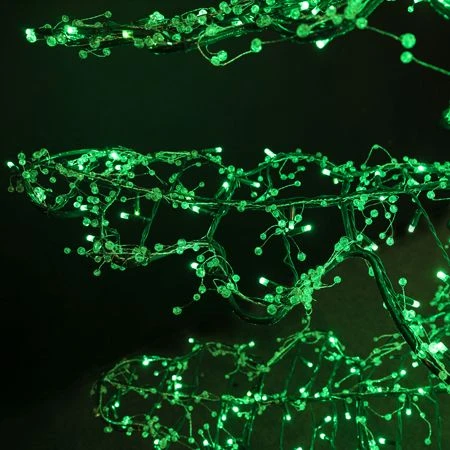 9' Ice Sculpture Christmas Tree - Green 5 9' Ice Sculpture Christmas Tree - Green - Image 5