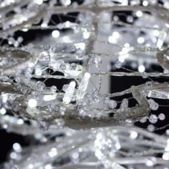 7' Ice Sculpture Christmas Tree - Pure White -The King Of Christmas 3d 11008 d