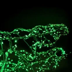 7' Ice Sculpture Christmas Tree - Green -The King Of Christmas 3d 11008 gr d