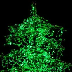 7' Ice Sculpture Christmas Tree - Green -The King Of Christmas 3d 11008 gr e
