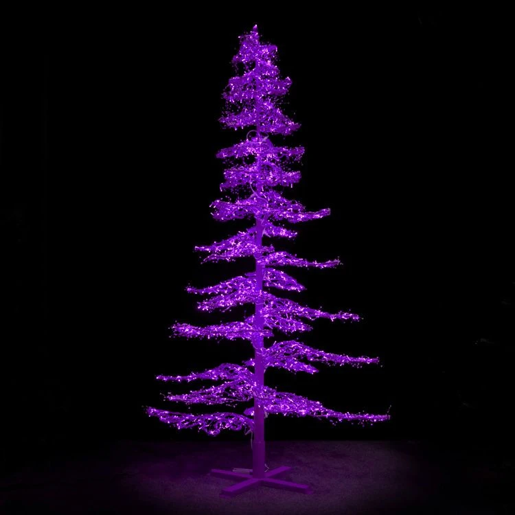 11' Ice Sculpture Christmas Tree - Purple 1 11' Ice Sculpture Christmas Tree - Purple