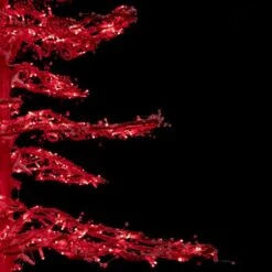 7' Ice Sculpture Christmas Tree - Red 9 7' Ice Sculpture Christmas Tree - Red -The King Of Christmas 3d 11008 rd c