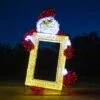 11.9' 3D Santa Photo Frame - Photo Op Display