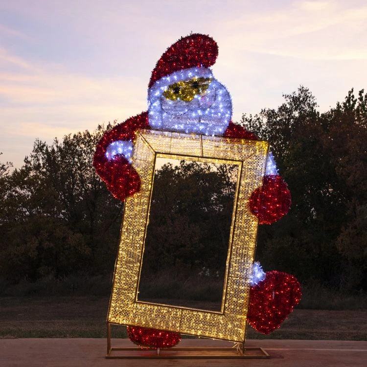 11.9' 3D Santa Photo Frame - Photo Op Display 3 11.9' 3D Santa Photo Frame - Photo Op Display - Image 3