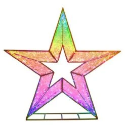 7' 3D LED Star - Twinkly Pro RGBW 9 7' 3D LED Star - Twinkly Pro RGBW -The King Of Christmas 3d 1j004 twkrgbw 01