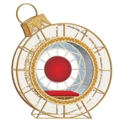 8' LED Ornament Icon - Photo Op Feature Piece With Deluxe Red Seat 3 8' LED Ornament Icon - Photo Op Feature Piece With Deluxe Red Seat -The King Of Christmas 3d loi 8 gsrb ww