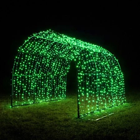 44' Walk Through Tunnel - LED - Green 2 44' Walk Through Tunnel - LED - Green - Image 2