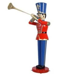 9' Toy Soldier W/Trumpet
