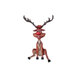 4.5' Sitting Reindeer