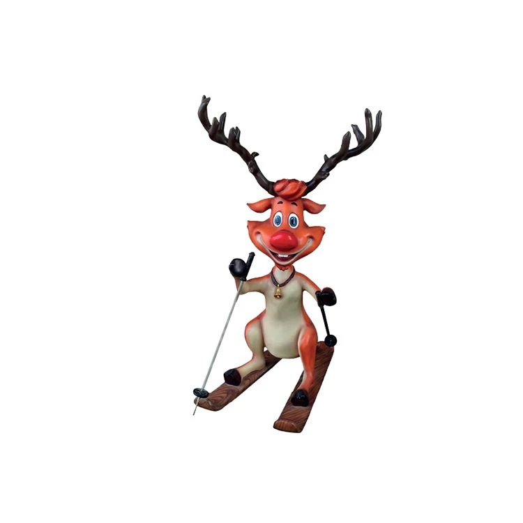5' Skiing Reindeer 1 5' Skiing Reindeer