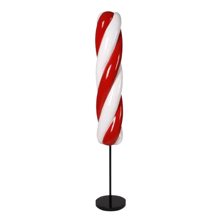 6' Red And White Twist Popsicle 1 6' Red And White Twist Popsicle