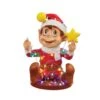 2' Santa Elf With Lights - Red