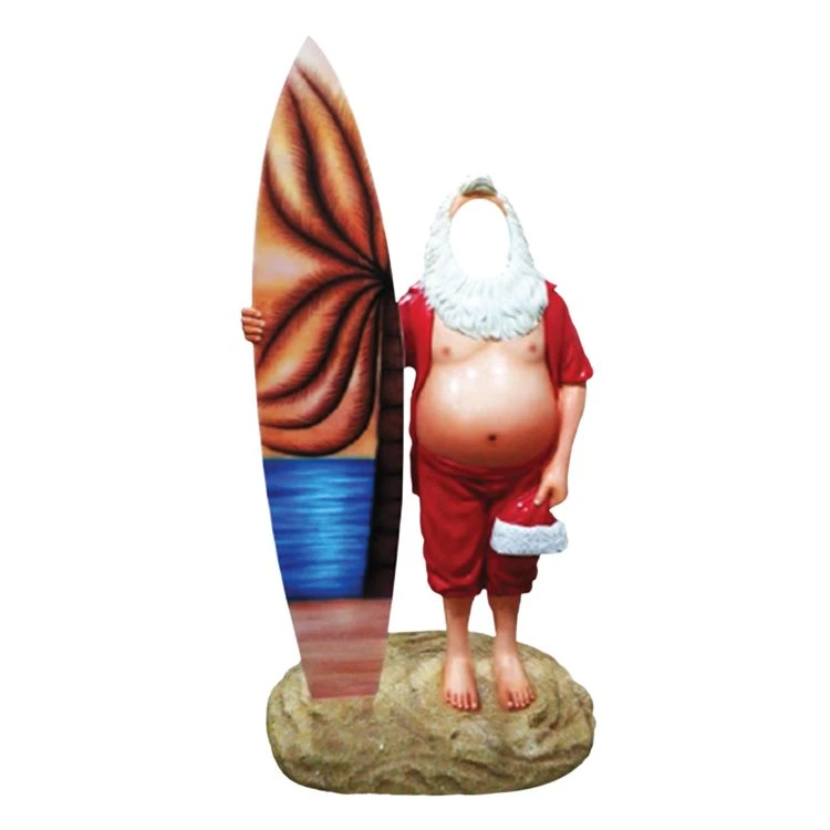 7' Santa Surfer Photo Opt 1 7' Santa Surfer Photo Opt