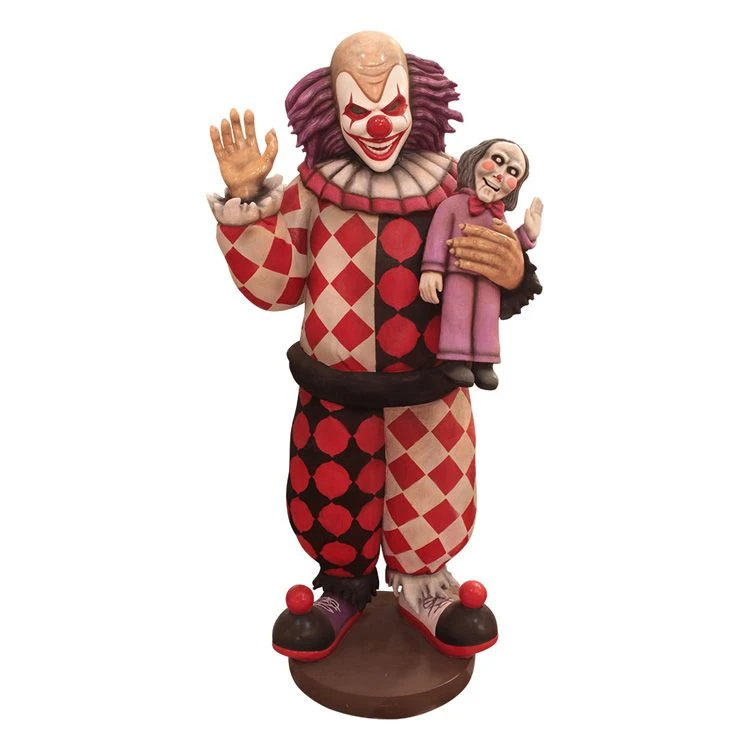 6.4' Clown With Doll 1 6.4' Clown With Doll