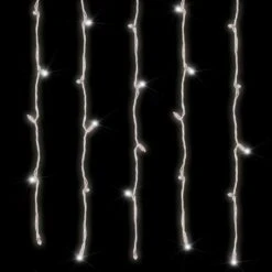 36 Light Warm White Twinkle 5MM Curtain Lights