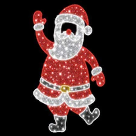6.5' 2D LED Santa - Photo Op Display 1 6.5' 2D LED Santa - Photo Op Display