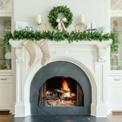 King Of Christmas 9' X 12" Cypress Spruce Garland Unlit -The King Of Christmas KOC2021CypressSpruce 3 69705900 e733 4330 8bda 6d763a914d2a