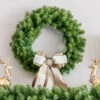 King Of Christmas 24" Royal Fir Wreath With Warm White LED Lights (Battery Operated)