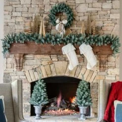 King Of Christmas Tribeca Spruce Blue Collection 4-Piece Set With Warm White LED Lights (Battery Operated) 7 King Of Christmas Tribeca Spruce Blue Collection 4-Piece Set With Warm White LED Lights (Battery Operated) -The King Of Christmas KOC2021Trees 48