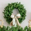 King Of Christmas 24" Cypress Spruce Wreath Unlit