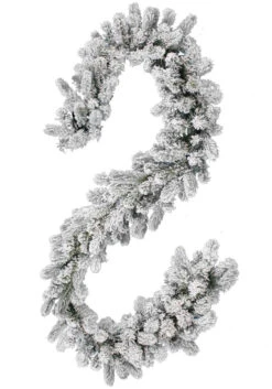 King Of Christmas 9' X 12" King Flock® Garland Unlit 8 King Of Christmas 9' X 12" King Flock® Garland Unlit -The King Of Christmas King Flock garland Unlit