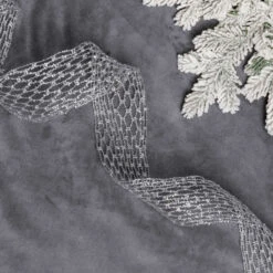 King Of Christmas Netted Stretch Ribbon (10 Yards)